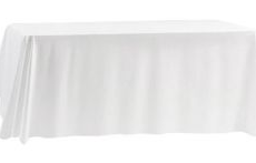 Nappe Rectangulaire Blanche en Polyester